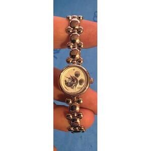 Lorus Quartz Women's Watch with Mickey Mouse Design Silver Tone